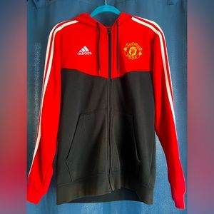 Adidas Man U zip-up hoodie